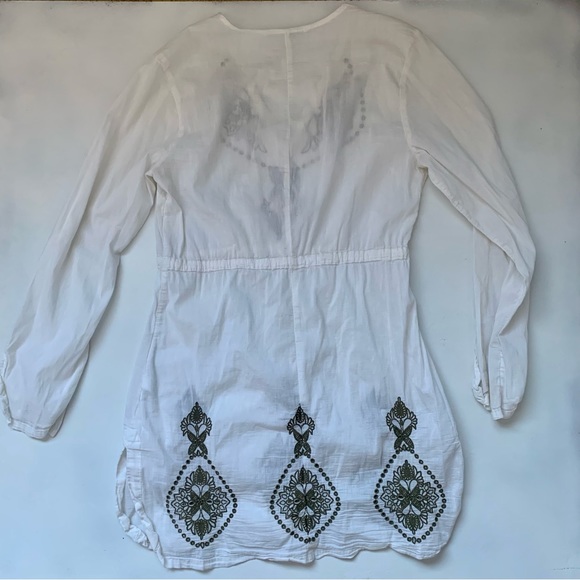 Athleta Women’s Embroidered Tunic Cover Up Size Medium - Picture 7 of 8